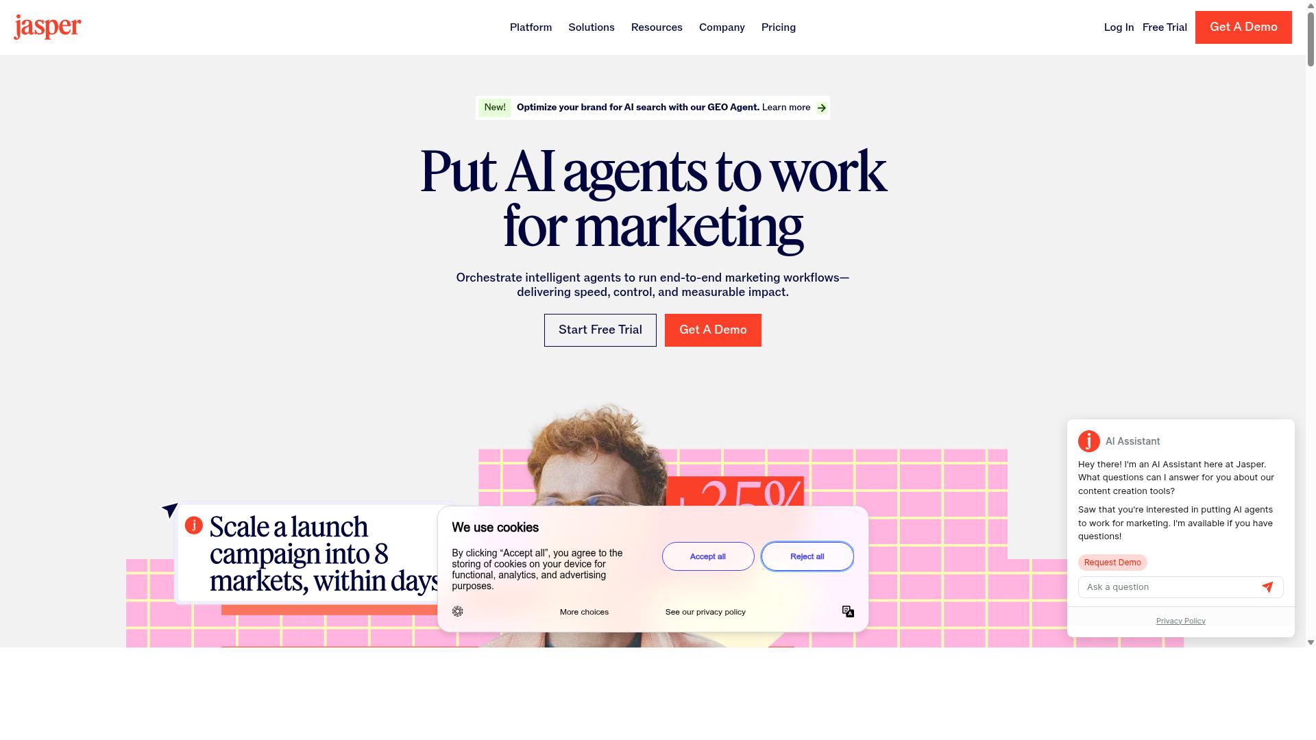 Jasper website